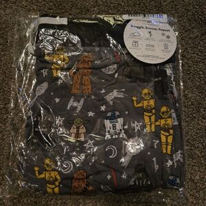 Little Sleepies Star Wars Pajama Set - Gray and Yellow